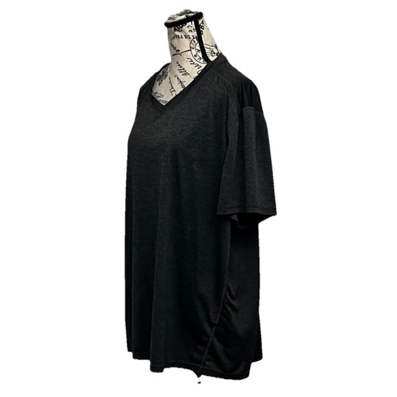 Ideology Mens Black Athletic Shirt Preforated Goth Grunge Outdoor Gorpcore XXL - Picture 3 of 11